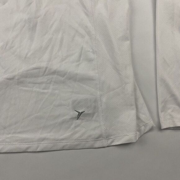 Old Navy Active Go-Dry White Running Lightweight Long Sleeve Mesh T-Shirt Sz S - Picture 4 of 9